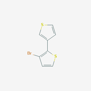 molecular formula C8H5BrS2 B12046741 3-Bromo-2,3'-bithiophene 