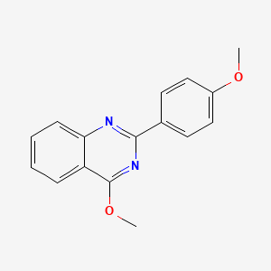 molecular formula C16H14N2O2 B1204675 4-甲氧基-2-(4-甲氧基苯基)喹唑啉 