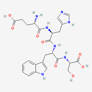 molecular formula C25H31N7O8 B12046762 Lhrh(1-4)(free acid) 