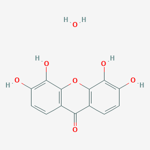 molecular formula C13H10O7 B12046774 3,4,5,6-Tetrahydroxy-9H-xanthen-9-one hydrate CAS No. 1262770-21-7