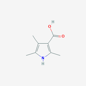molecular formula C8H11NO2 B12046777 2,4,5-Trimethyl-1H-pyrrole-3-carboxylic acid 