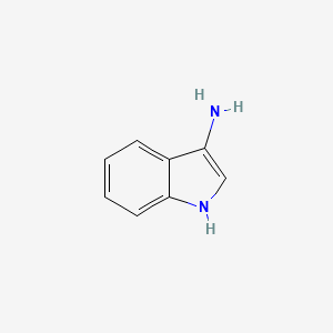 molecular formula C8H8N2 B1204680 1H-indol-3-amine CAS No. 7250-19-3