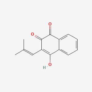 molecular formula C14H12O3 B1204681 Norlapachol CAS No. 15297-99-1