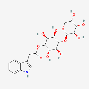 (indol-3-ylacetyl)-myo-inositol 3-L-arabinoside