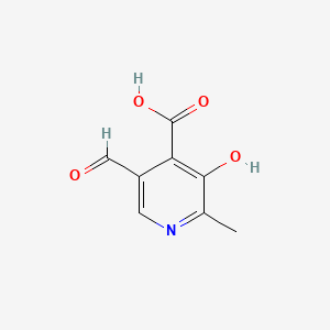 5-Formyl-3-hydroxy-2-methylpyridine-4-carboxylic acid