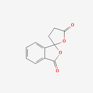 molecular formula C11H8O4 B1204692 Spirodilactone 