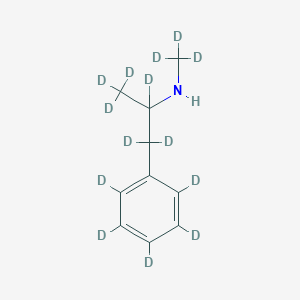 molecular formula C10H15N B12046942 (+/-)-Methamphetamine-d14 CAS No. 362044-12-0