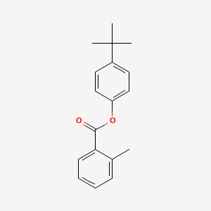 molecular formula C18H20O2 B12046956 4-Tert-butylphenyl 2-methylbenzoate CAS No. 194725-27-4