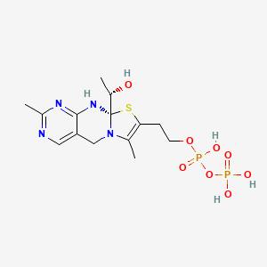 2-Hydroxyethyl dihydrothiachrome diphosphate