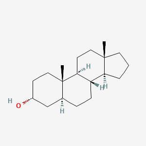 molecular formula C19H32O B1204701 5alpha-Androstan-3alpha-ol CAS No. 7657-50-3