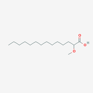 molecular formula C15H30O3 B1204702 2-甲氧基十四烷酸 CAS No. 340156-63-0