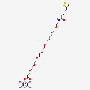 molecular formula C33H51F4NO11S2 B12047021 Lipoamido-PEG8-TFP ester 