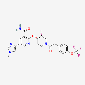 molecular formula C24H23F4N5O4 B12047048 Trk-IN-4 