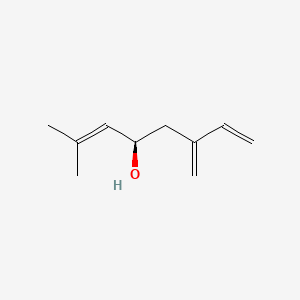 B1204708 (4R)-2-methyl-6-methylideneocta-2,7-dien-4-ol CAS No. 60894-97-5