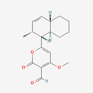 molecular formula C18H22O4 B1204712 solanapyrone D CAS No. 106973-16-4