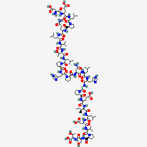 molecular formula C123H195N31O39 B12047124 L-Threonine,l-a-aspartyl-L-a-glutamyl-L-Leucyl-L-prolyl-L-glutaminyl-L-Leucyl-L-valyl-L-threonyl-L-Leucyl-L-prolyl-L-histidyl-L-prolyl-L-asparaginyl-L-Leucyl-l-histidylglycyl-l-prolyl-l-a-glutamyl-l- 
