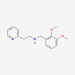 molecular formula C16H20N2O2 B1204718 Dimethoxybenzylaminoethylpyridine CAS No. 42342-60-9