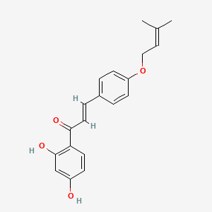 molecular formula C20H20O4 B12047180 2',4'-Dihydroxy-4-prenyloxychalcone CAS No. 1158019-66-9