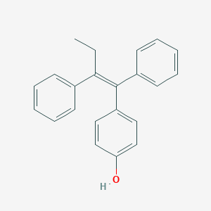 molecular formula C22H20O B120472 4-[(Z)-1,2-diphenylbut-1-enyl]phenol 