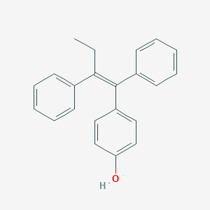 molecular formula C22H20O B120472 4-[(Z)-1,2-diphenylbut-1-enyl]phenol CAS No. 69967-80-2