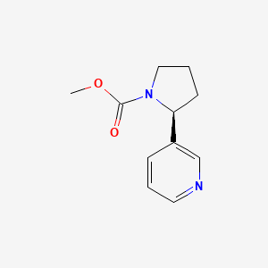 molecular formula C11H14N2O2 B1204720 N'-Carbomethoxynornicotine CAS No. 56078-08-1