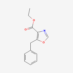 molecular formula C13H13NO3 B12047211 Ethyl 5-benzyloxazole-4-carboxylate CAS No. 32998-96-2