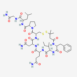 molecular formula C45H69N11O11S2 B1204723 Oxapp CAS No. 72915-15-2