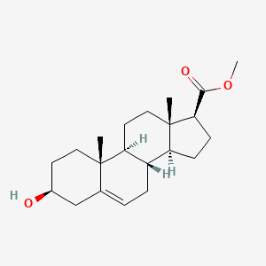 molecular formula C21H32O3 B1204725 17beta-Carbomethoxyandrost-5-en-3beta-ol CAS No. 7254-03-7