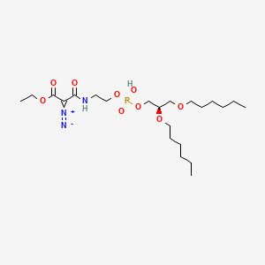 molecular formula C22H42N3O9P B1204729 Dhgedamep CAS No. 75917-95-2