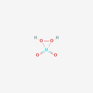molecular formula H2O4U B1204735 Uranium dioxideperoxide CAS No. 12036-71-4