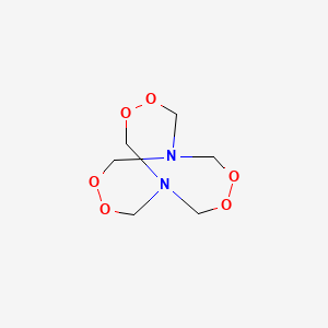 molecular formula C6H12N2O6 B1204739 Hexamethylenetriperoxidediamine CAS No. 283-66-9