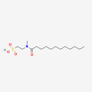 molecular formula C15H31NO4S B1204740 N-Lauroyl-N-methyltaurine CAS No. 3737-57-3