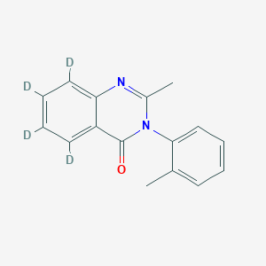 molecular formula C16H14N2O B12047555 Methaqualone-d4 CAS No. 60124-85-8