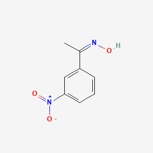 molecular formula C8H8N2O3 B12047564 1-(3-Nitrophenyl)ethanone oxime CAS No. 7471-32-1