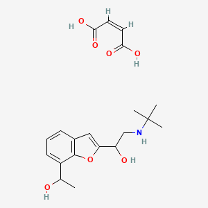 molecular formula C20H27NO7 B12047642 Hydroxybufuralol maleate 