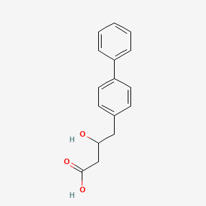 molecular formula C16H16O3 B1204774 4-(p-Biphenylyl)-3-hydroxybutyric acid CAS No. 6845-17-6