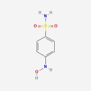 molecular formula C6H8N2O3S B1204779 4-(Hydroxyamino)benzenesulfonamide CAS No. 877-67-8