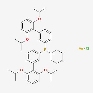 molecular formula C42H53AuClO4P B12047867 BisPhePhos XD gold(I) chloride 