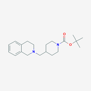 molecular formula C20H30N2O2 B12047891 tert-butyl 4-((3,4-dihydroisoquinolin-2(1H)-yl)methyl)piperidine-1-carboxylate 