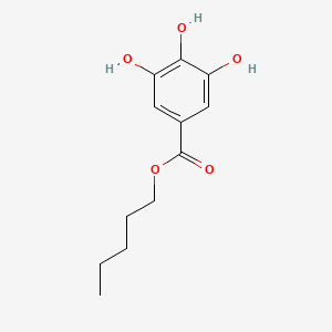 molecular formula C12H16O5 B1204795 Pentyl 3,4,5-trihydroxybenzoate CAS No. 4568-93-8