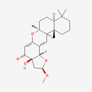 molecular formula C24H34O5 B1204800 Hyrtenone A CAS No. 11-30-3