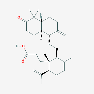 molecular formula C30H46O3 B1204801 Lansionic acid 