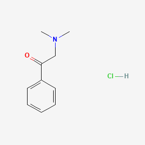 molecular formula C10H14ClNO B12048041 2-(Dimethylamino)-1-phenylethan-1-one hydrochloride CAS No. 61185-97-5