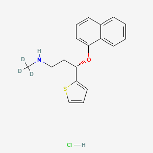 molecular formula C18H20ClNOS B12048079 Duloxetine-D3.HCl CAS No. 1435727-97-1