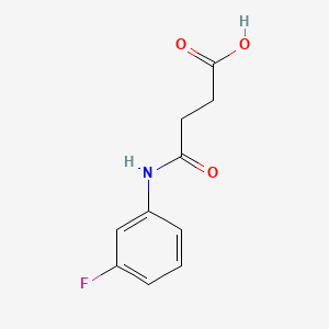 molecular formula C10H10FNO3 B1204814 4-(3-Fluoroanilino)-4-oxobutanoic acid CAS No. 25589-40-6