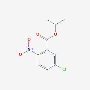 molecular formula C10H10ClNO4 B12048155 Propan-2-yl 5-chloro-2-nitrobenzoate CAS No. 51282-57-6