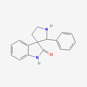molecular formula C17H16N2O B12048207 2'-Phenylspiro[indoline-3,3'-pyrrolidin]-2-one 
