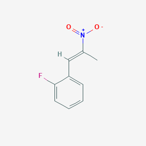 molecular formula C9H8FNO2 B12048242 1-(2-Fluorophenyl)-2-nitropropene 