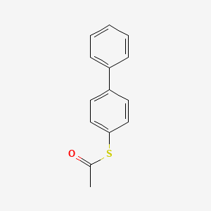 molecular formula C14H12OS B12048328 S-[1,1'-Biphenyl]-4-yl ethanethioate CAS No. 19813-91-3