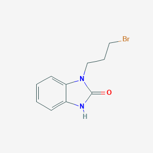 molecular formula C10H11BrN2O B120484 1-(3-Bromopropyl)-1,3-dihydro-2H-benzimidazol-2-one CAS No. 103784-04-9